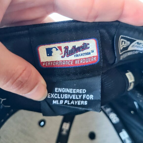 San Francisco Giants 59FIFTY New Era Black & Orange Baseball Hat Size 7 1/8 - Picture 6 of 8